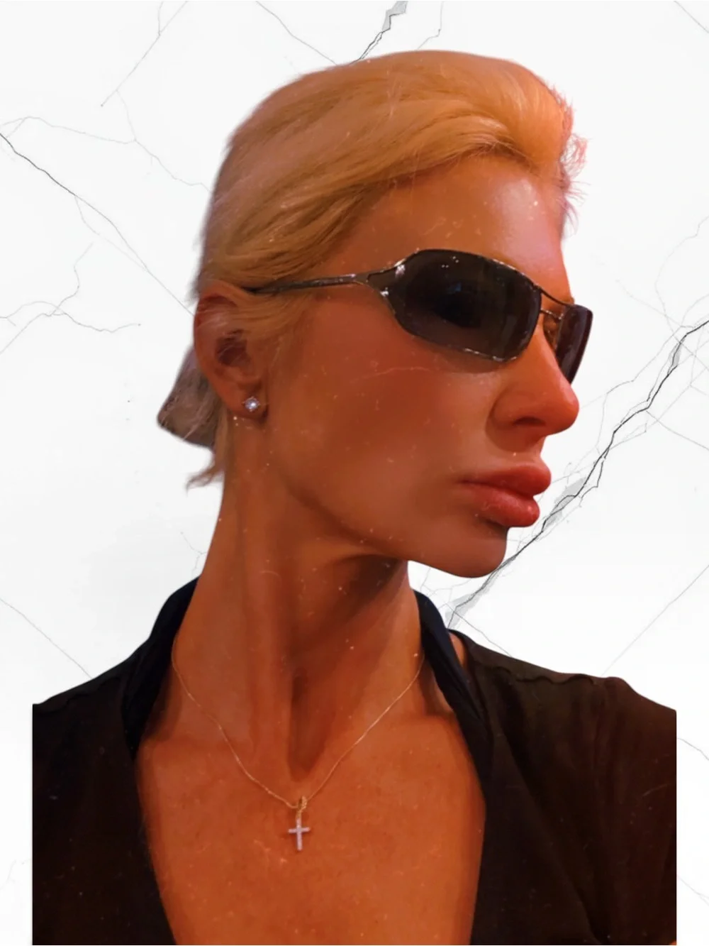 PRADA CARBON SUNGLASSES SPR 60E 5AV